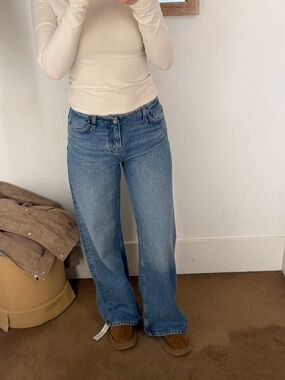 Reformation -Cary Low Rise Slouchy Wide Leg Jeans